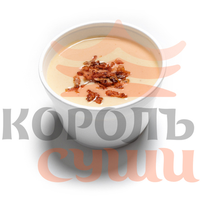 Сырный суп с беконом